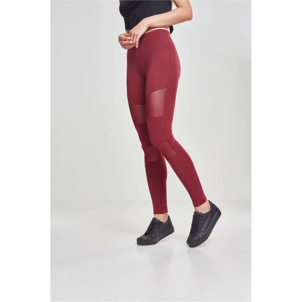 Urban Classics - Tech Mesh Sportlegging - Rood